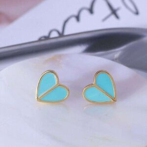 NWOT Kate Spade New York Blue Heritage Spade Small Earring’s